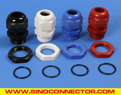 PG7-PG48 Nylon Adjustable Cable Glands, PG Plastic Compression Glands IP68 Connectors for Electric Equipment